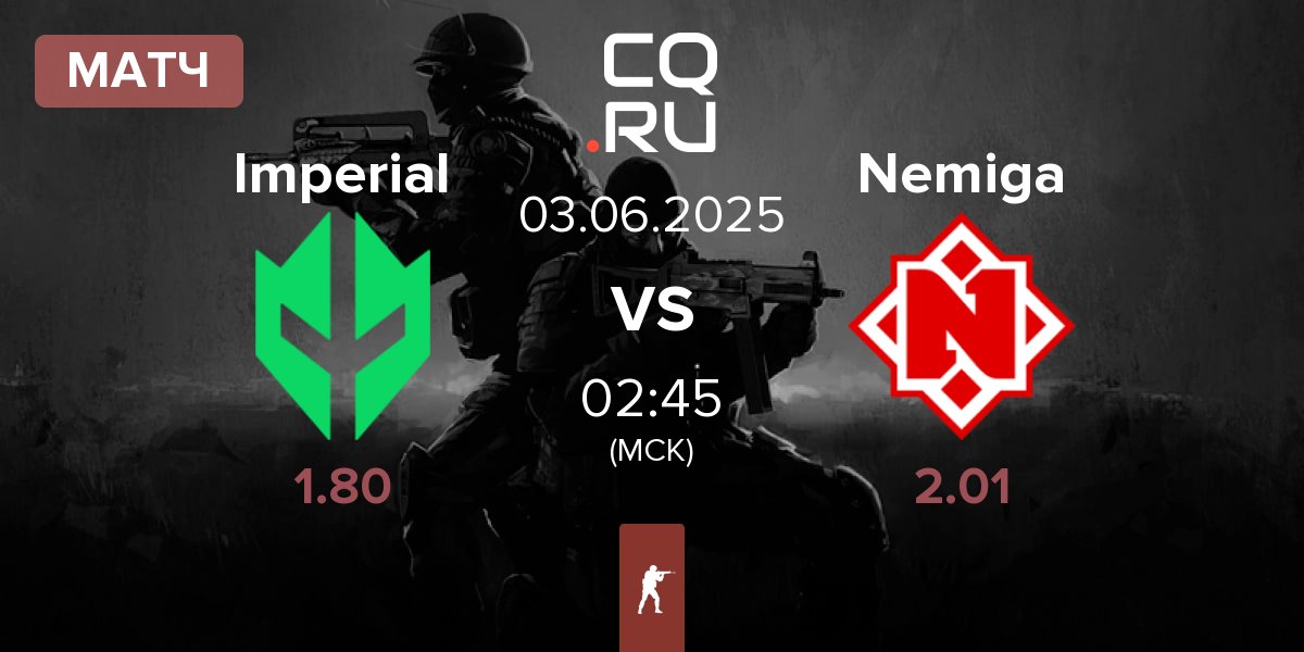 Матч Imperial Esports Imperial vs Nemiga Gaming Nemiga | 03.06