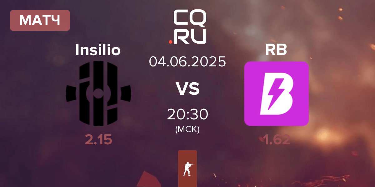 Матч Insilio vs RUSH B RB | 04.06