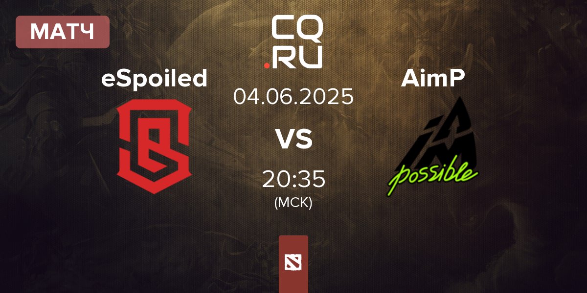 Матч eSpoiled vs Aim Possible AimP | 04.06