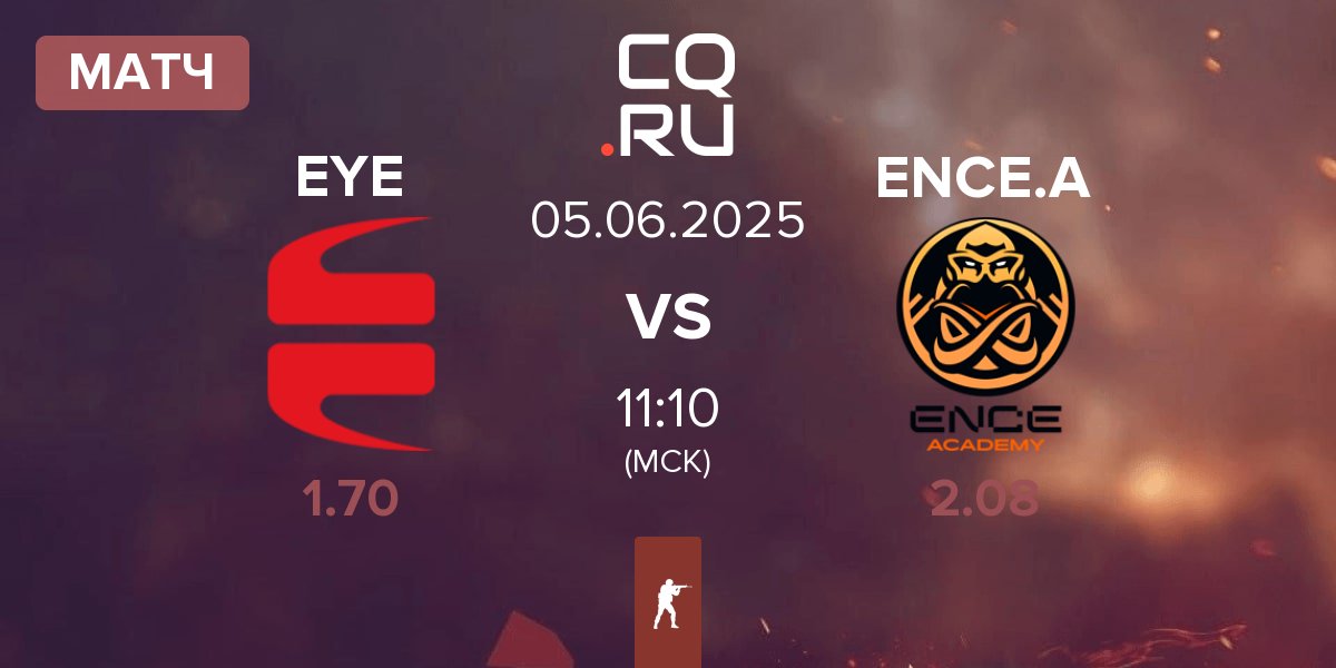 Матч EYEBALLERS EYE vs ENCE Academy ENCE.A | 05.06