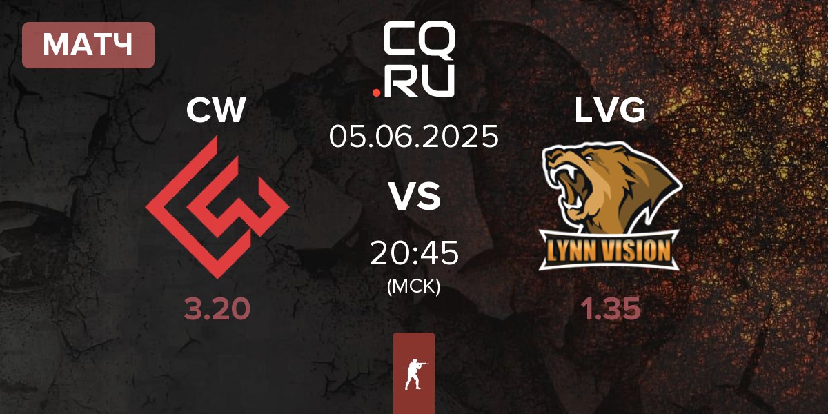 Матч Chinggis Warriors CW vs Lynn Vision Gaming LVG | 05.06