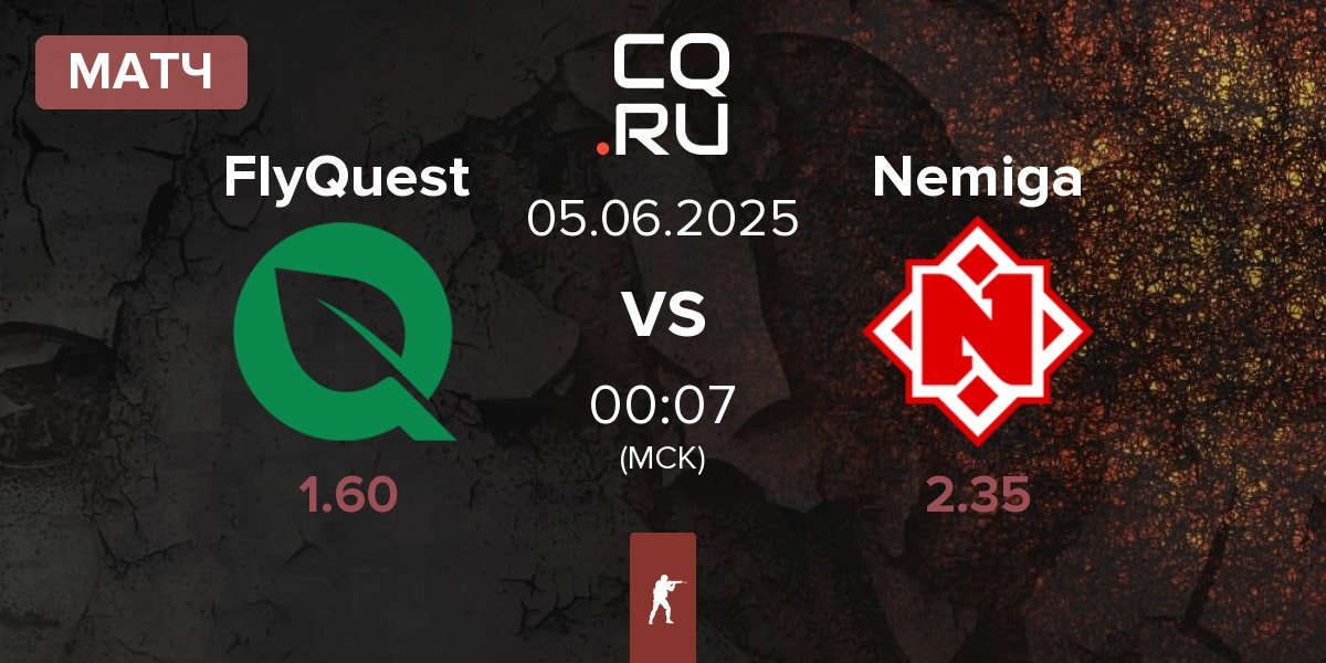 Матч FlyQuest vs Nemiga Gaming Nemiga | 05.06