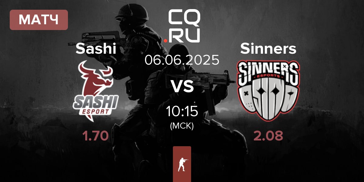 Матч Sashi Esport Sashi vs Sinners Esports Sinners | 06.06