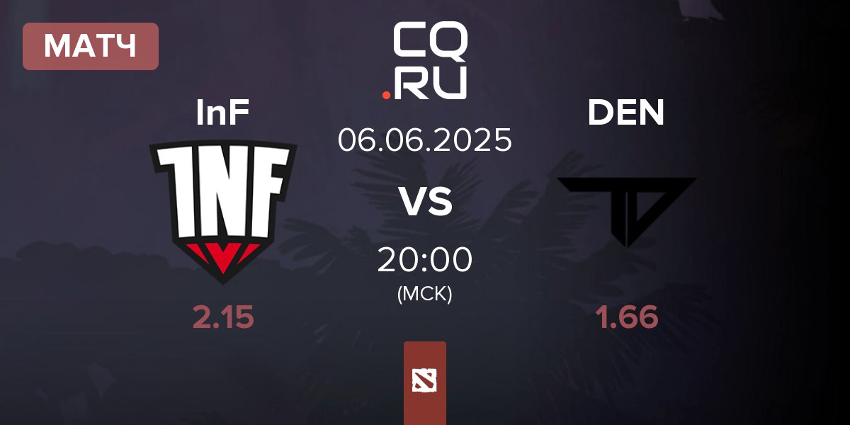 Матч Infamous Gaming InF vs Team Den DEN | 06.06