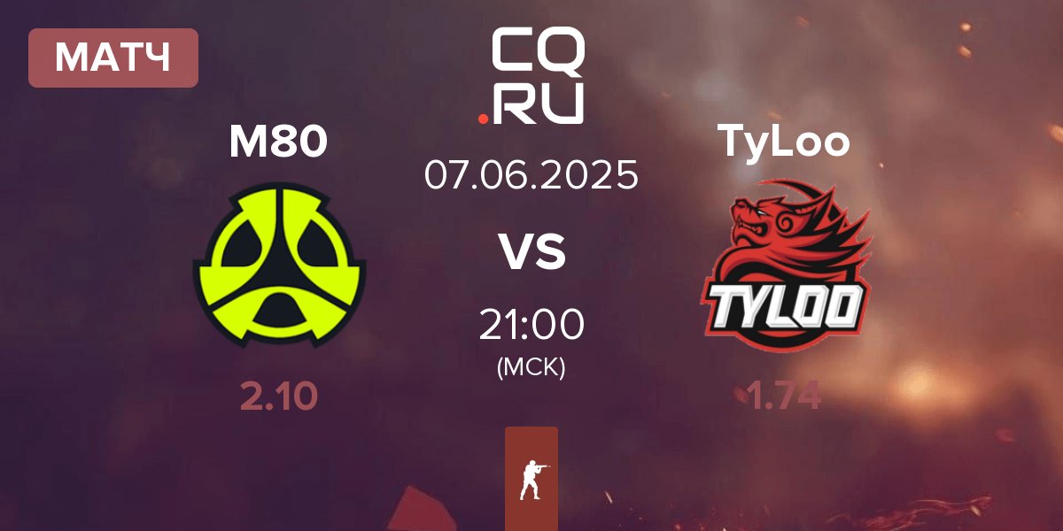 Матч M80 vs TyLoo | 07.06