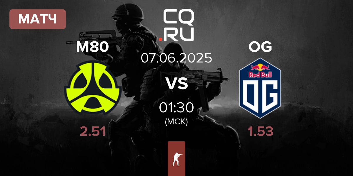 Матч M80 vs OG Gaming OG | 07.06