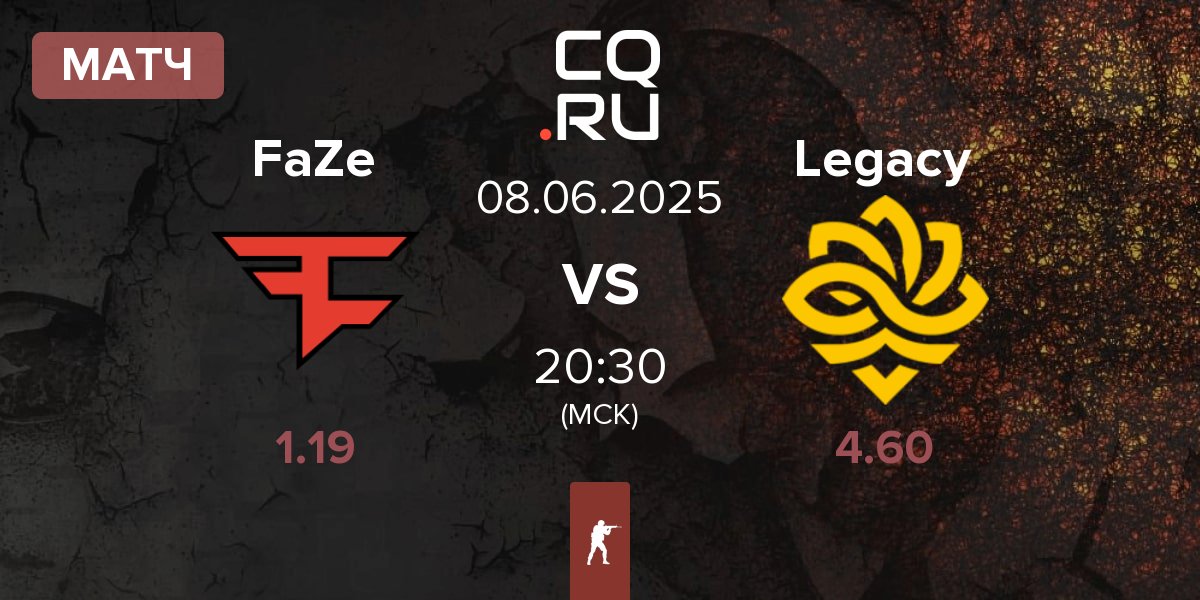 Матч FaZe Clan FaZe vs Legacy | 08.06