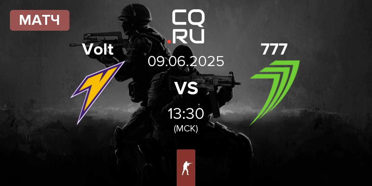Матч Volt vs 777 Esports 777 | 09.06