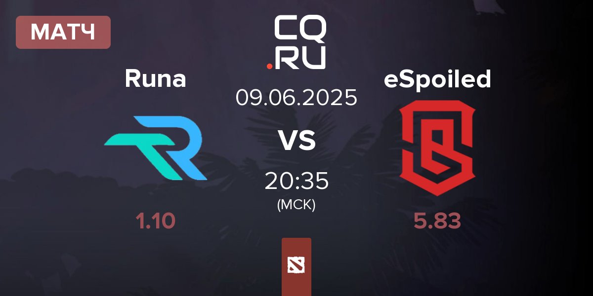 Матч Runa Team Runa vs eSpoiled | 09.06