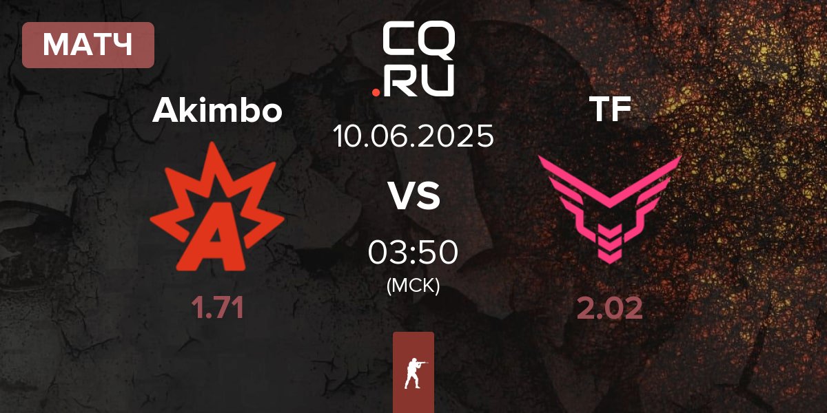 Матч Akimbo Esports Akimbo vs Take Flyte TF | 10.06