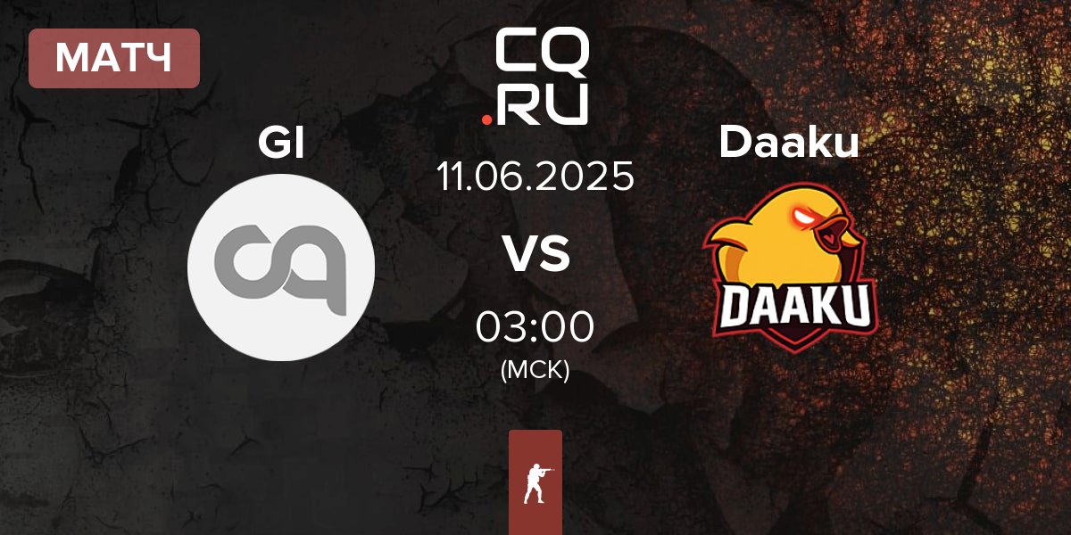 Матч Getting Info GI vs Daaku | 10.06