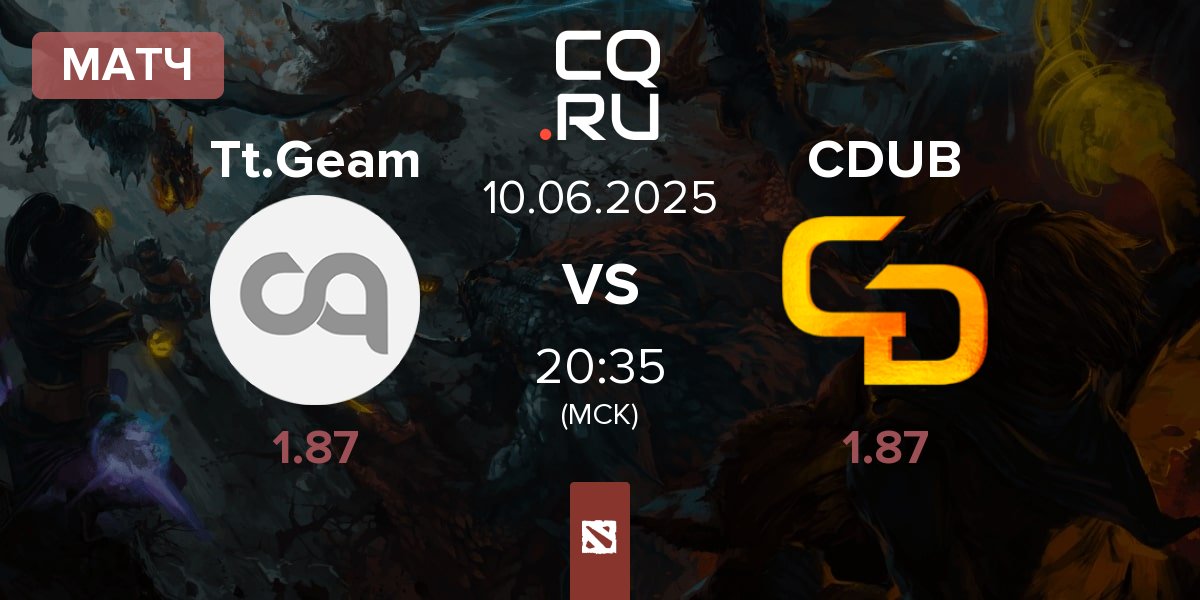 Матч Tt Geam Tt.Geam vs CDUB Esports CDUB | 10.06