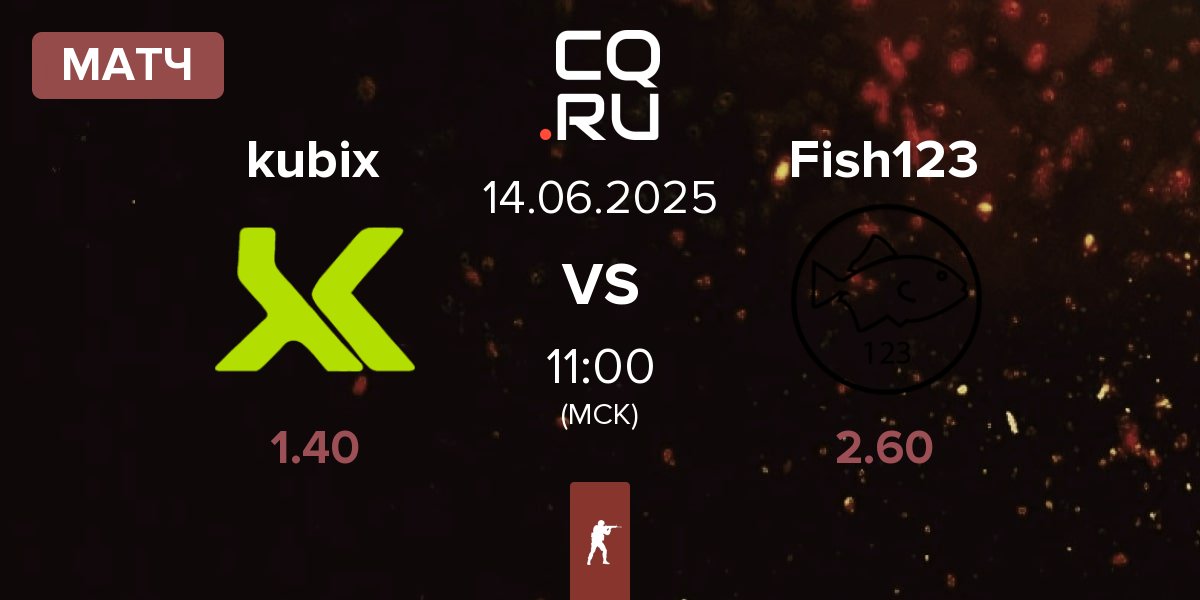 Матч Kubix Esports kubix vs Fish123 | 14.06