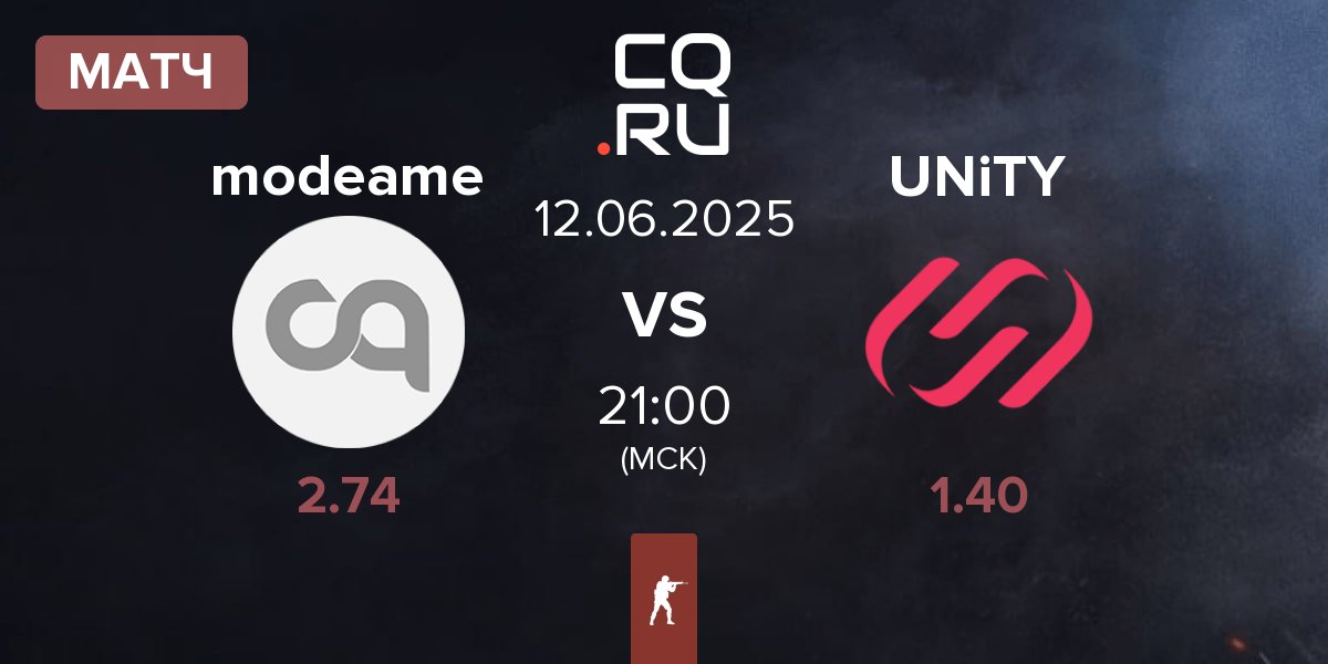 Матч modeame vs UNiTY Esports UNiTY | 12.06