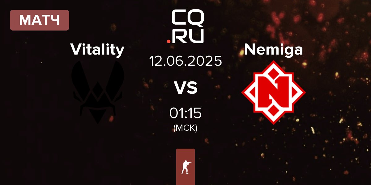 Матч Team Vitality Vitality vs Nemiga Gaming Nemiga | 12.06