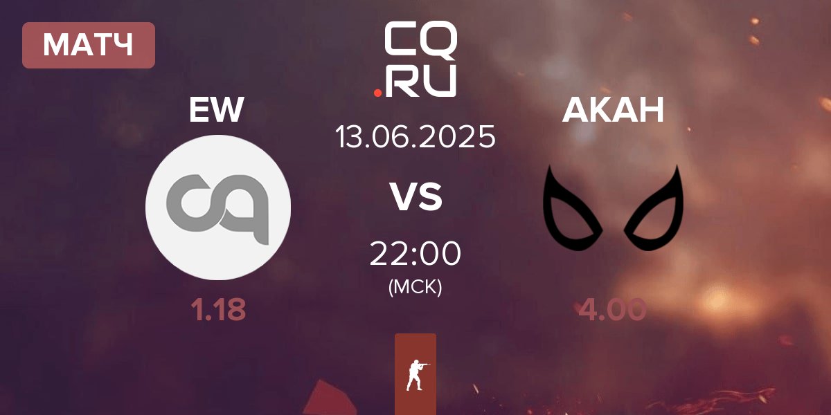 Матч Eco Warriors EW vs AKA HERO KAJO AKAH | 13.06