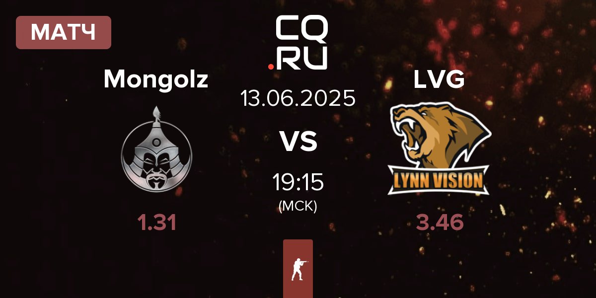 Матч The Mongolz Mongolz vs Lynn Vision Gaming LVG | 13.06