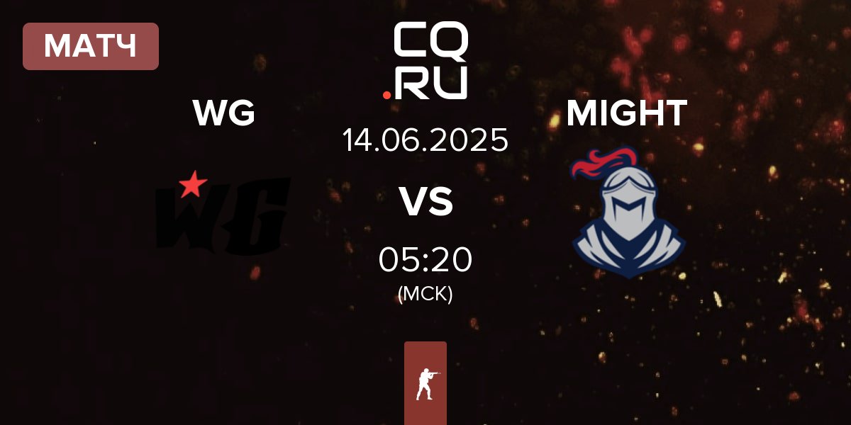 Матч Wanted Goons WG vs MIGHT | 14.06