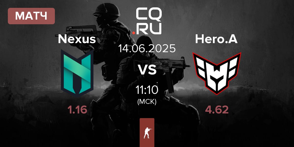 Матч Nexus Gaming Nexus vs HEROIC Academy Hero.A | 14.06