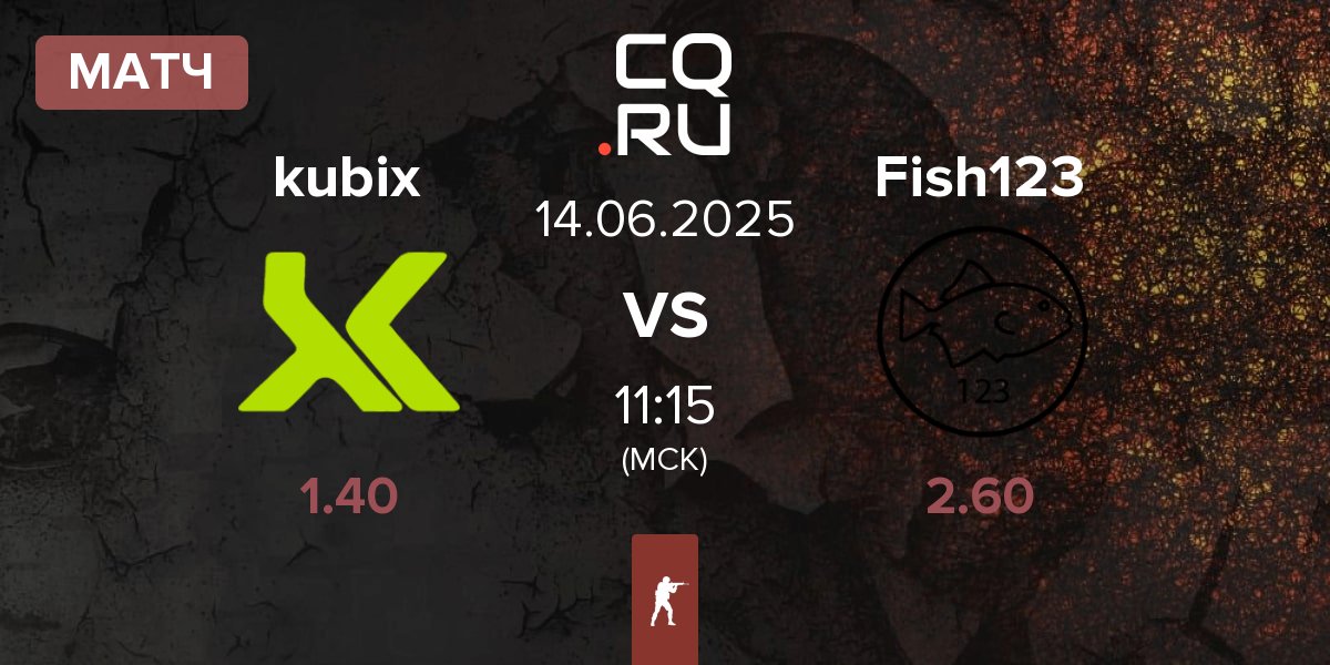 Матч Kubix Esports kubix vs Fish123 | 14.06