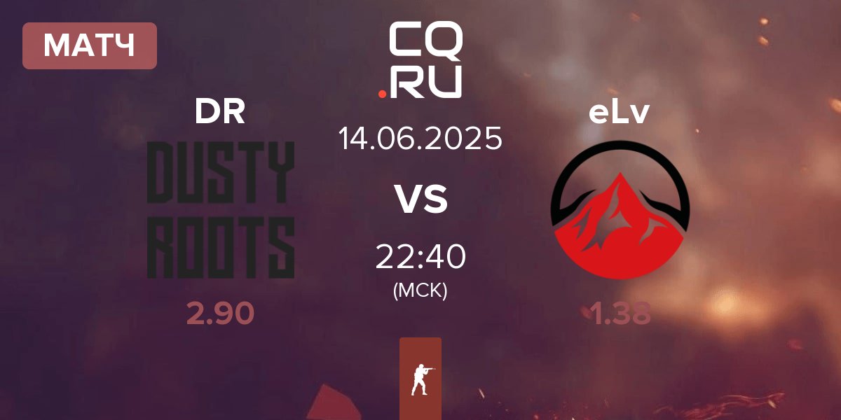 Матч Dusty Roots DR vs Elevate eLv | 14.06