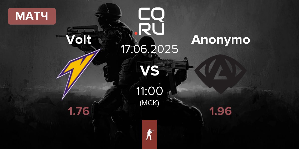 Матч Volt vs Anonymo Esports Anonymo | 17.06