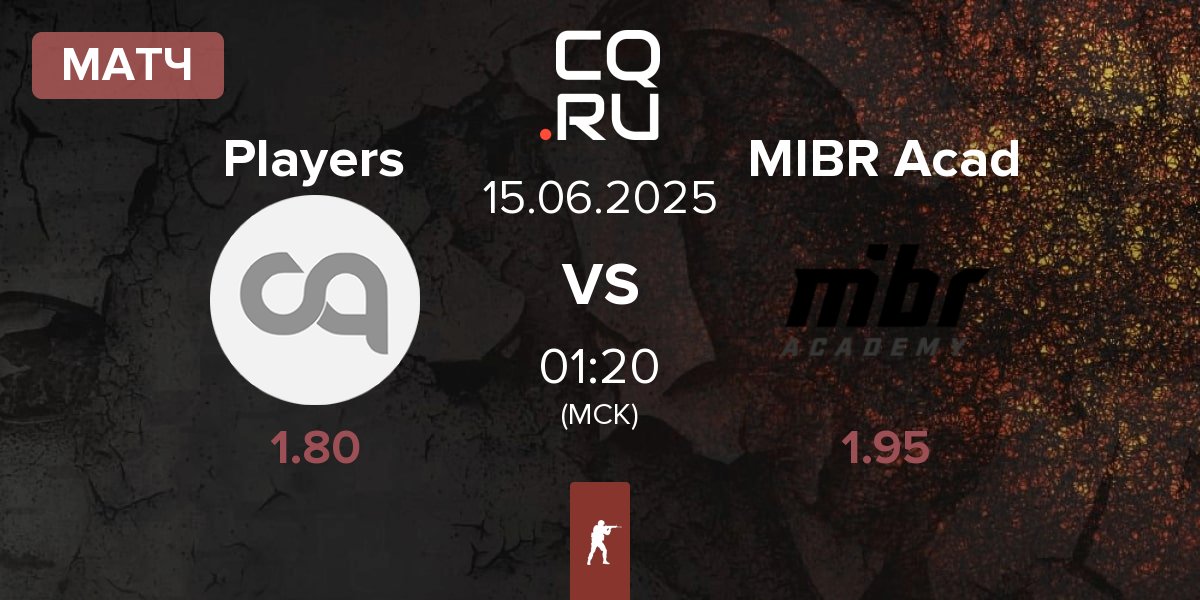 Матч Players vs MIBR Academy MIBR Acad | 15.06