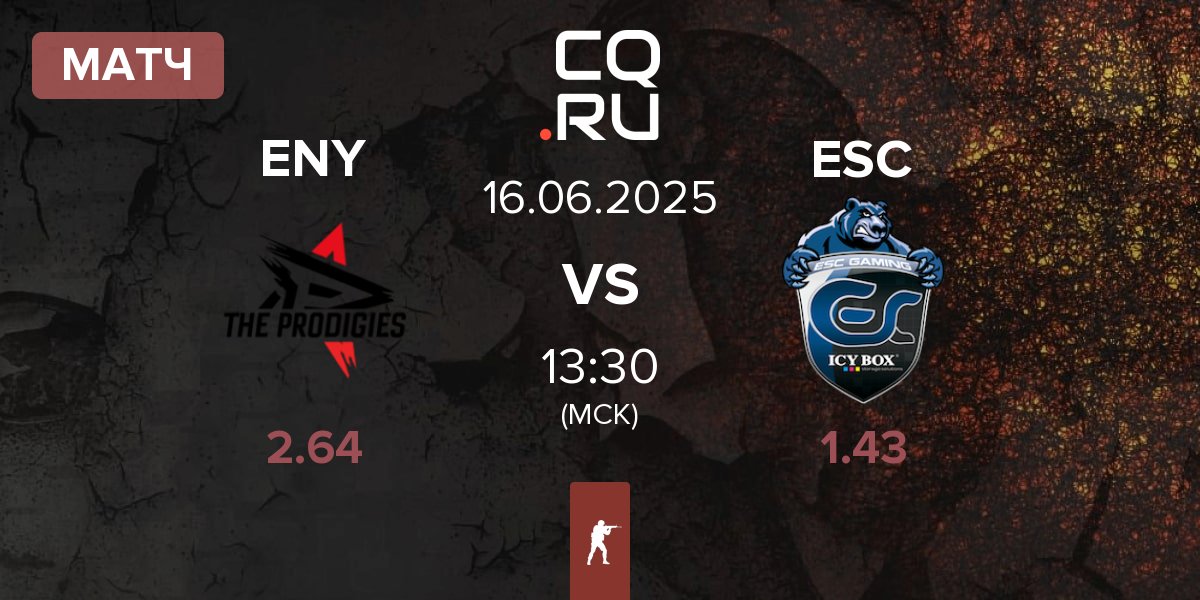 Матч ENERGYULTRA ENY vs ESC Gaming ESC | 16.06
