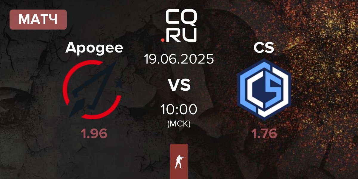 Матч Apogee vs CYBERSHOKE Esports CS | 19.06