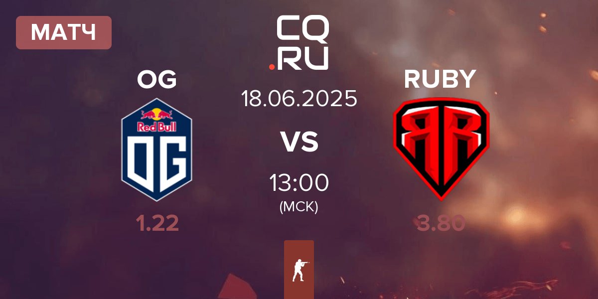 Матч OG Gaming OG vs RUBY | 18.06