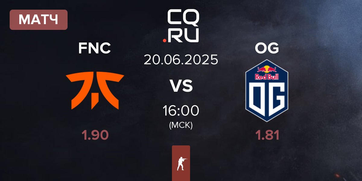 Матч Fnatic FNC vs OG Gaming OG | 20.06