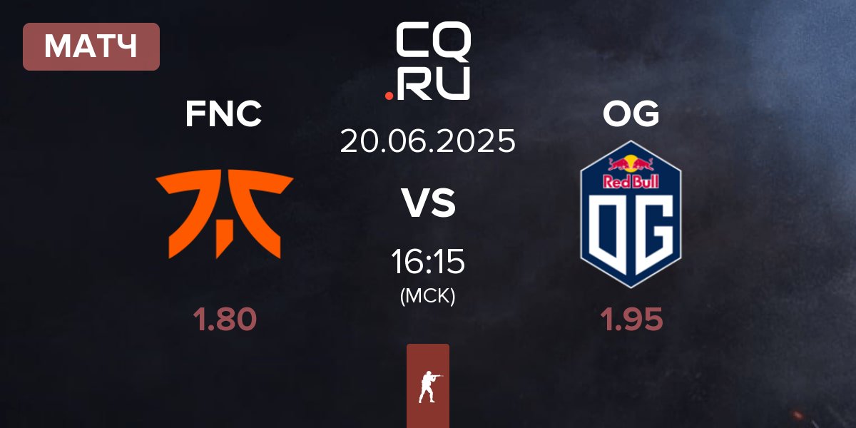 Матч Fnatic FNC vs OG Gaming OG | 20.06