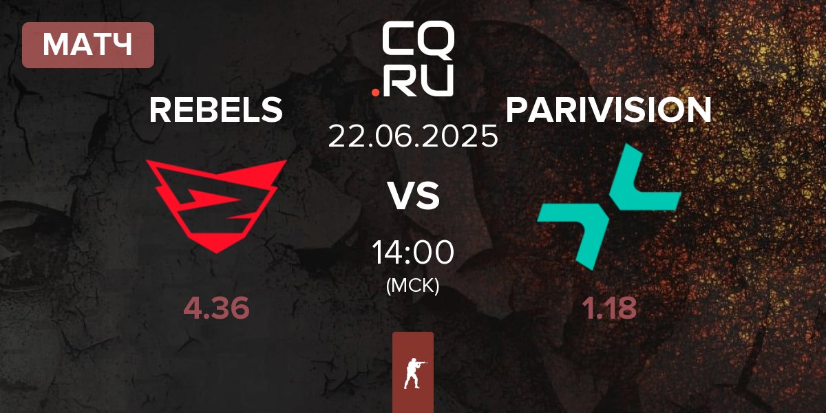 Матч Rebels Gaming REBELS vs PARIVISION | 22.06