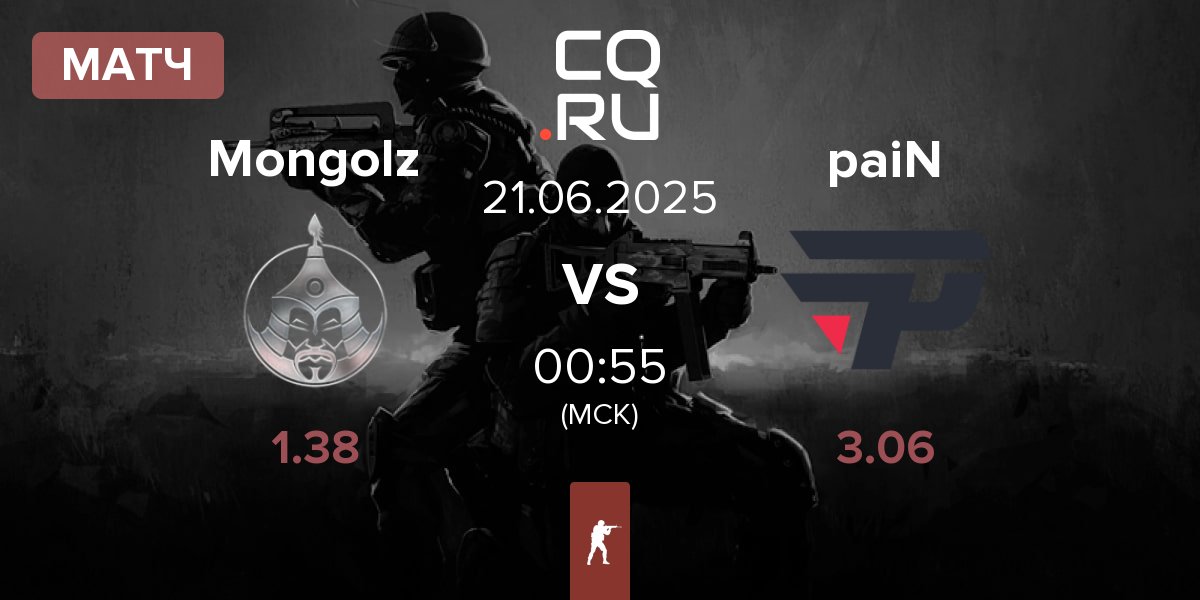 Матч The Mongolz Mongolz vs paiN Gaming paiN | 21.06
