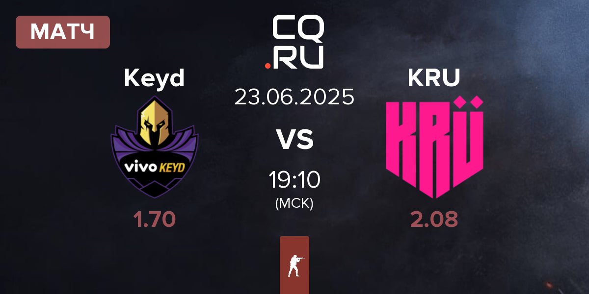 Матч Keyd Stars Keyd vs KRU Esport KRU | 23.06