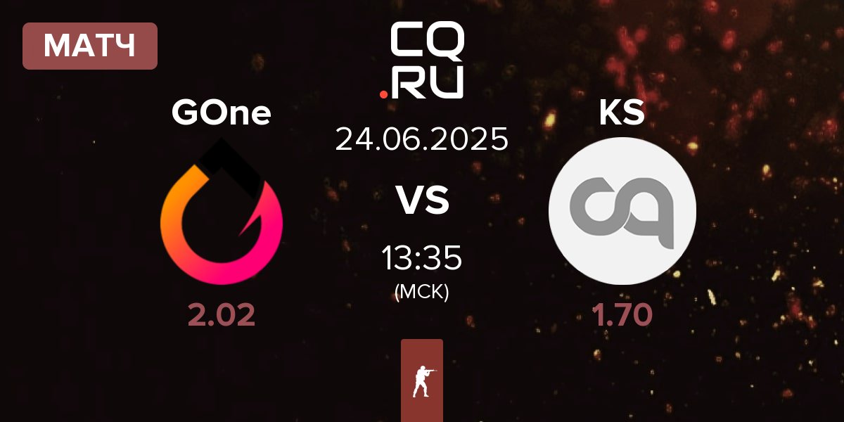 Матч GenOne GOne vs KS Esports KS | 24.06
