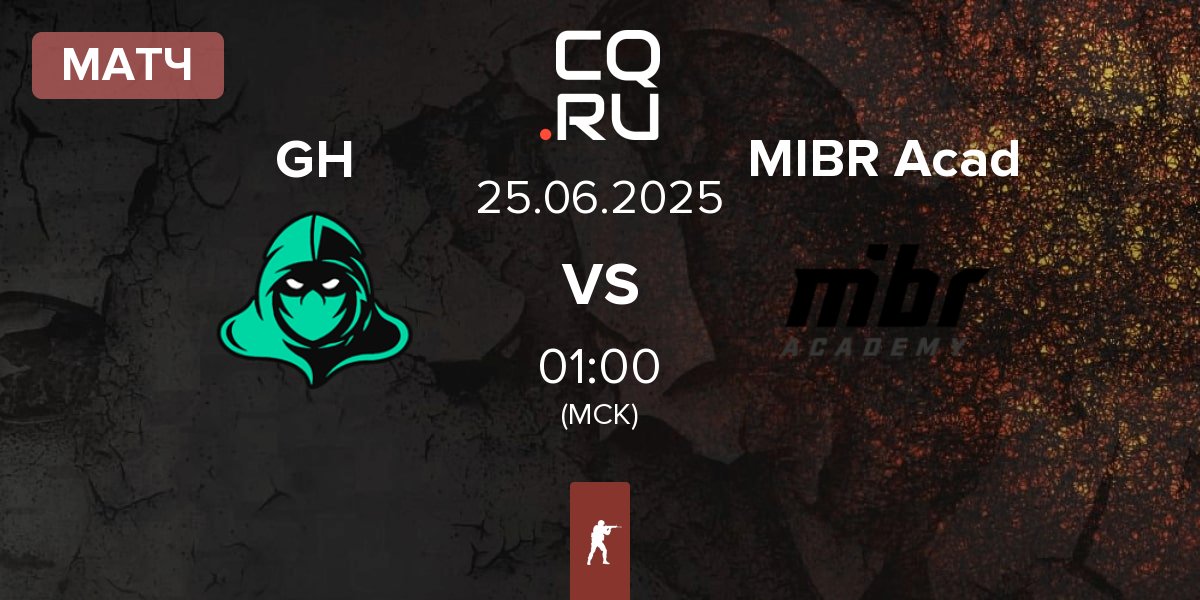 Матч Game Hunters GH vs MIBR Academy MIBR Acad | 25.06