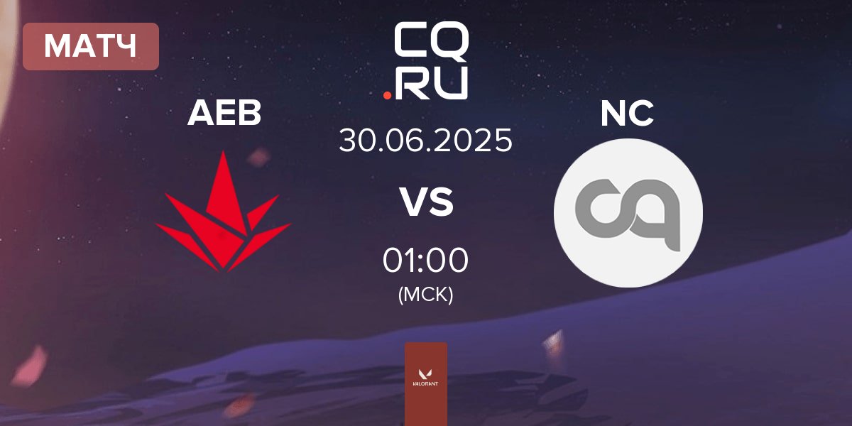 Матч Akave Esports Black AEB vs Nekoma Club NC | 30.06