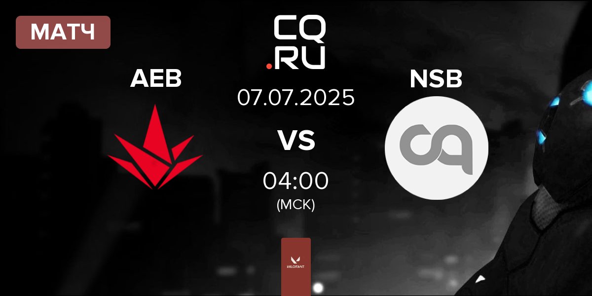 Матч Akave Esports Black AEB vs No Sweat Blossom NSB | 07.07