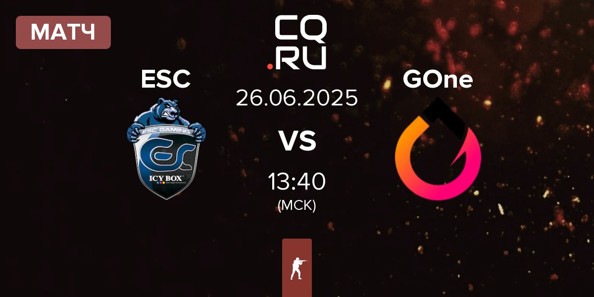 Матч ESC Gaming ESC vs GenOne GOne | 26.06