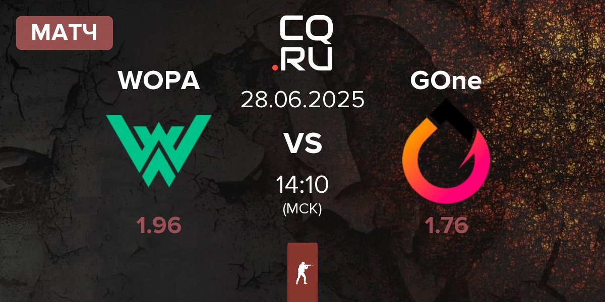 Матч WOPA Esport WOPA vs GenOne GOne | 28.06