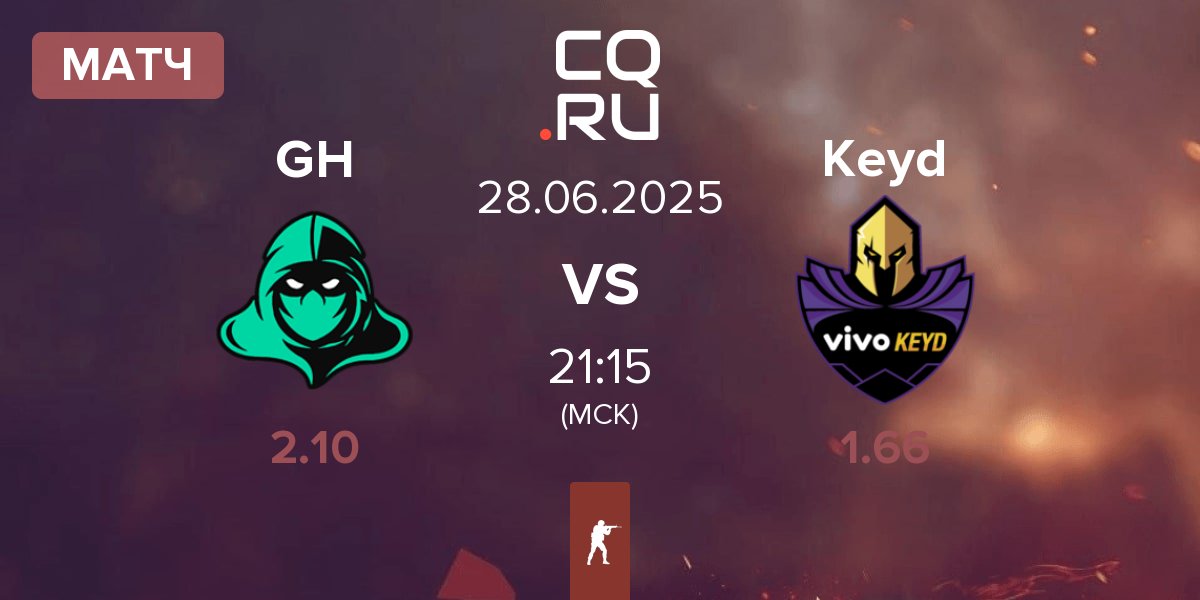 Матч Game Hunters GH vs Keyd Stars Keyd | 28.06