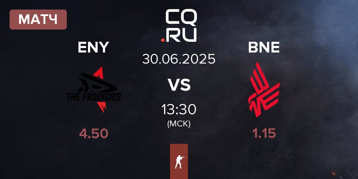 Матч ENERGYULTRA ENY vs Bad News Eagles BNE | 30.06