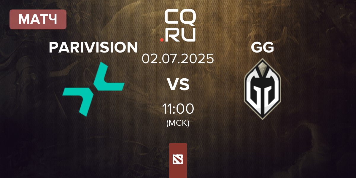 Матч PARIVISION vs Gaimin Gladiators GG | 02.07