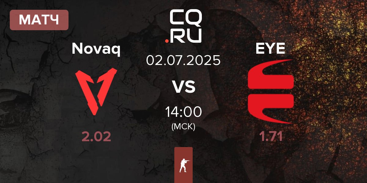 Матч Novaq vs EYEBALLERS EYE | 02.07