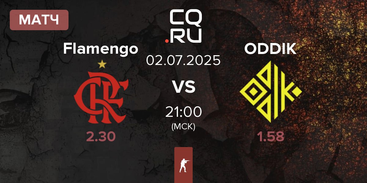 Матч Flamengo Esports Flamengo vs ODDIK | 02.07