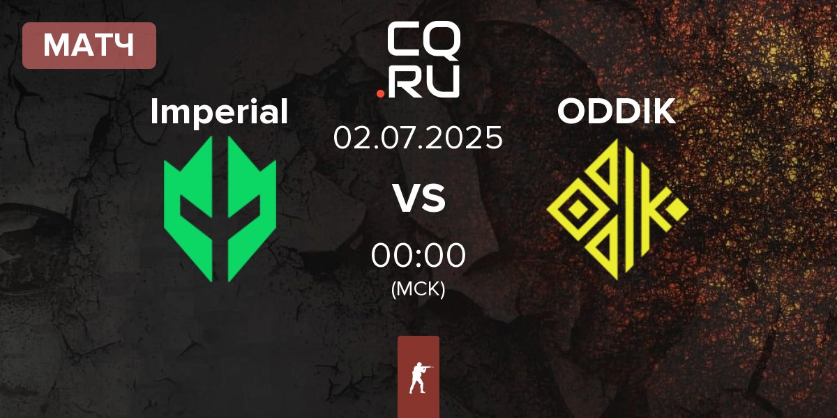 Матч Imperial Esports Imperial vs ODDIK | 02.07