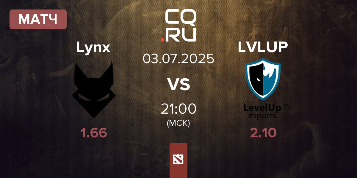 Матч Team Lynx Lynx vs Level UP LVLUP | 03.07