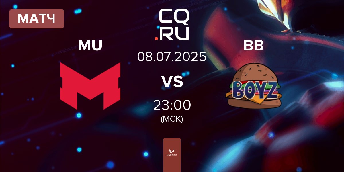 Матч Maryville University MU vs Burger BOyz BB | 08.07