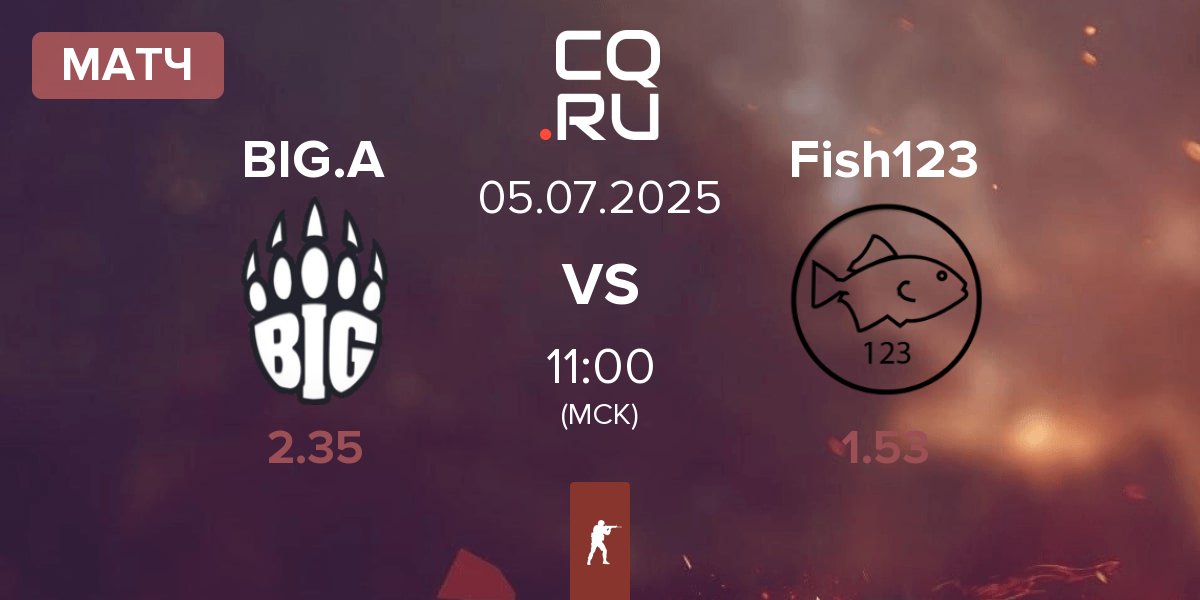 Матч BIG Academy BIG.A vs Fish123 | 05.07